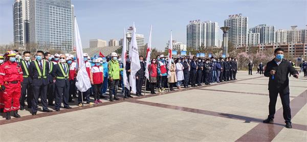 中心参加青海省地震应急救援紧急集结拉动演练