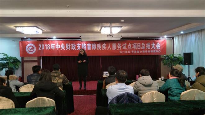 2018年中央财政支持盲障残疾人服务试点项目总结大会